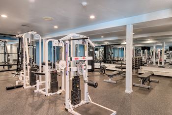 24 Hour athletic center including free weights